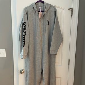 Brand new w/tags. Savage X Fenty lingerie by Rihanna. Grey w/black letters. 2X.